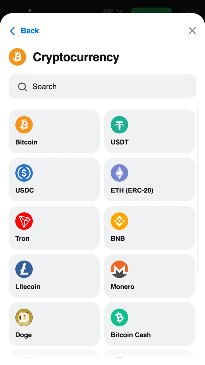 Top up your 1win account using the available payment methods.
