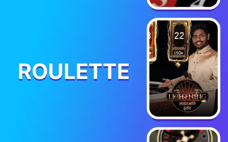 Place your bets by playing roulette in the 1win app.