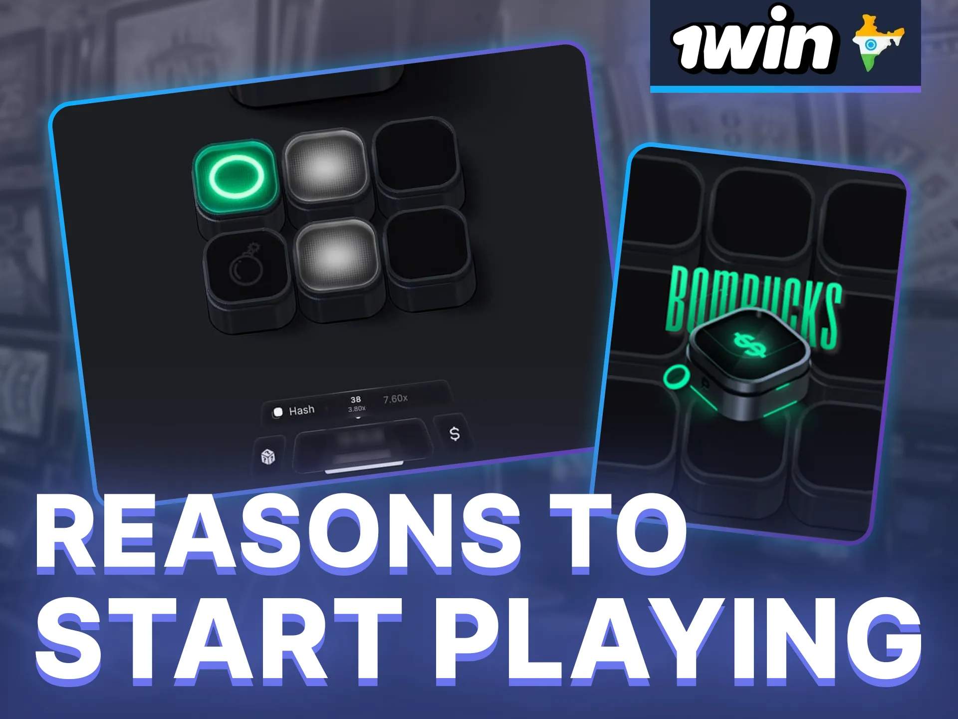 Get a unique gaming experience with Bombucks at 1win.